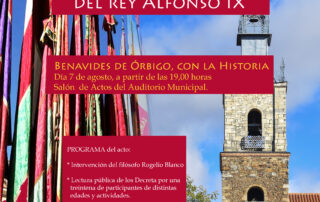 Historia y democracia. Benavides de Órbigo (León) celebra un hito histórico