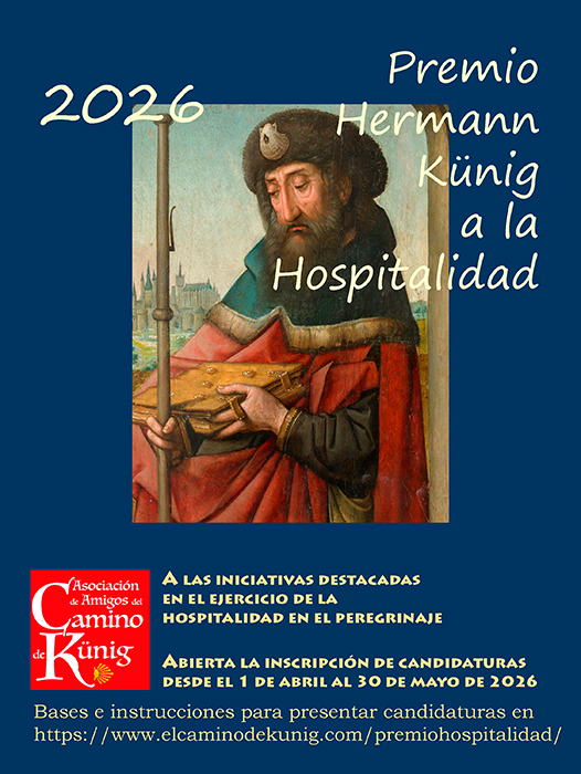 Cartel del Premio Hermann Künig de la Hospitalidad 2026